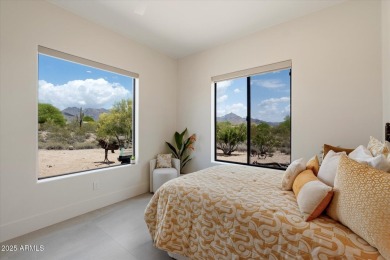 Discover Modern Desert Luxury, set on a private 1.52-ACRE on The Country Club At DC Ranch in Arizona - for sale on GolfHomes.com, golf home, golf lot