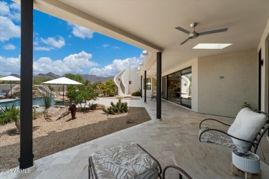 Discover Modern Desert Luxury, set on a private 1.52-ACRE on The Country Club At DC Ranch in Arizona - for sale on GolfHomes.com, golf home, golf lot