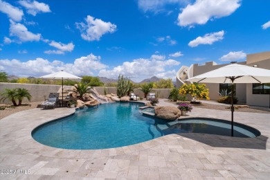Discover Modern Desert Luxury, set on a private 1.52-ACRE on The Country Club At DC Ranch in Arizona - for sale on GolfHomes.com, golf home, golf lot