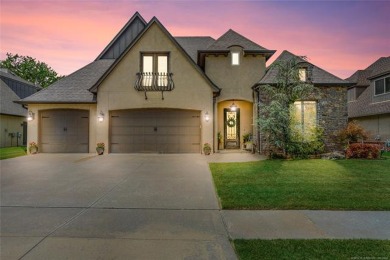 Experience modern elegance in this stunning home in The Ridge at on White Hawk Golf Club in Oklahoma - for sale on GolfHomes.com, golf home, golf lot