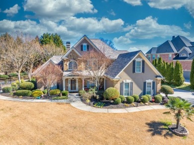 Welcome home to this Exquisite Golf Course Estate in The Oaks at on Trophy Club of Apalachee in Georgia - for sale on GolfHomes.com, golf home, golf lot