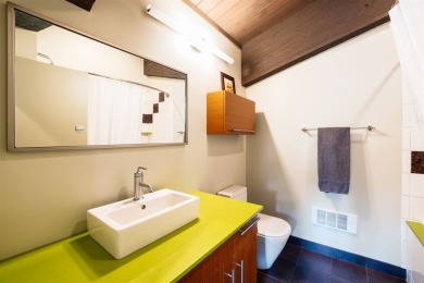 Masterfully executed contemporary design, with grand exposed on McCall Municipal Golf Course in Idaho - for sale on GolfHomes.com, golf home, golf lot