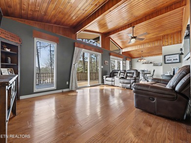 Want a comfortable cabin at the lake? This home offers wooded on The Greens at Deerfield in Tennessee - for sale on GolfHomes.com, golf home, golf lot