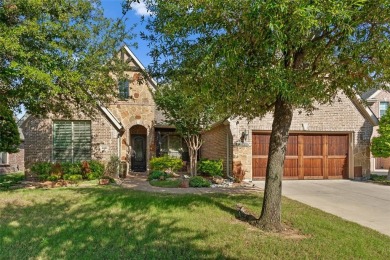 This exquisite, customized Drees one-story brick and stone on Lantana Golf Club in Texas - for sale on GolfHomes.com, golf home, golf lot