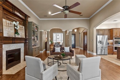 This exquisite, customized Drees one-story brick and stone on Lantana Golf Club in Texas - for sale on GolfHomes.com, golf home, golf lot