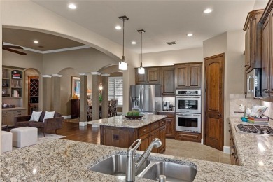 This exquisite, customized Drees one-story brick and stone on Lantana Golf Club in Texas - for sale on GolfHomes.com, golf home, golf lot