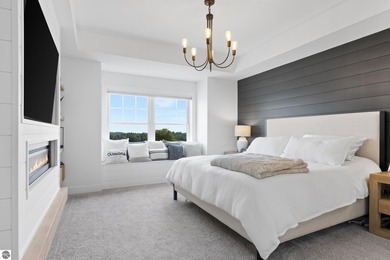 Welcome to 2764 W Crown Drive--a stunning 2022 ranch-style home on Crown Golf Course in Michigan - for sale on GolfHomes.com, golf home, golf lot