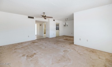 Calling all flippers, investors, and visionaries! This 3-bedroom on Sun City Lakes West and East in Arizona - for sale on GolfHomes.com, golf home, golf lot