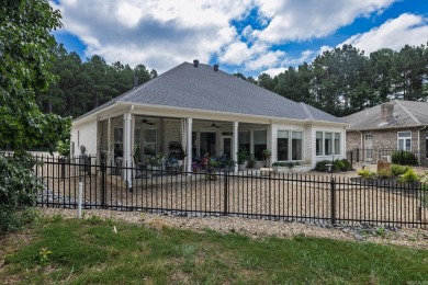 LIKE NEW built in 2022. Awesome view of Diamante 17 green, pond on Diamante Golf and Country Club in Arkansas - for sale on GolfHomes.com, golf home, golf lot