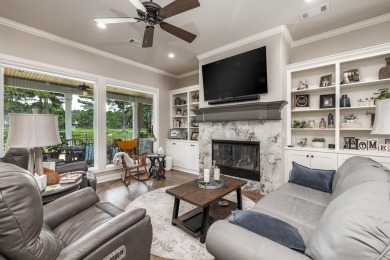 LIKE NEW built in 2022. Awesome view of Diamante 17 green, pond on Diamante Golf and Country Club in Arkansas - for sale on GolfHomes.com, golf home, golf lot