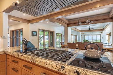 Stately, Sound front home with Ocean views. 199 ft of Waterfront on Oyster Reef Golf Course in South Carolina - for sale on GolfHomes.com, golf home, golf lot