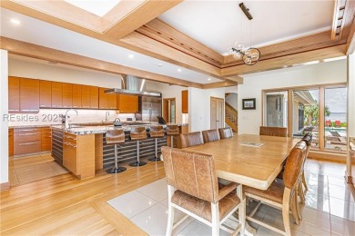 Stately, Sound front home with Ocean views. 199 ft of Waterfront on Oyster Reef Golf Course in South Carolina - for sale on GolfHomes.com, golf home, golf lot
