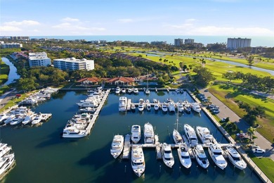 Start your day with glowing sunrise views across Sarasota Bay on Longboat Key Golf Club Resort in Florida - for sale on GolfHomes.com, golf home, golf lot