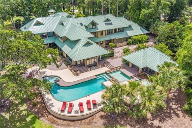 Stately, Sound front home with Ocean views. 199 ft of Waterfront on Oyster Reef Golf Course in South Carolina - for sale on GolfHomes.com, golf home, golf lot