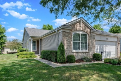 Popular greenbriar model tucked away on a quiet cul de sac with on Carillon Lakes 3 Hole Course in Illinois - for sale on GolfHomes.com, golf home, golf lot