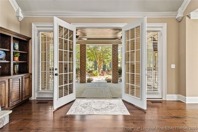 This exquisite custom-built home combines timeless Southern on Anderson Creek Golf Club in North Carolina - for sale on GolfHomes.com, golf home, golf lot