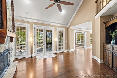 This exquisite custom-built home combines timeless Southern on Anderson Creek Golf Club in North Carolina - for sale on GolfHomes.com, golf home, golf lot
