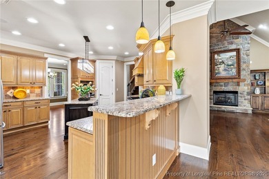 This exquisite custom-built home combines timeless Southern on Anderson Creek Golf Club in North Carolina - for sale on GolfHomes.com, golf home, golf lot