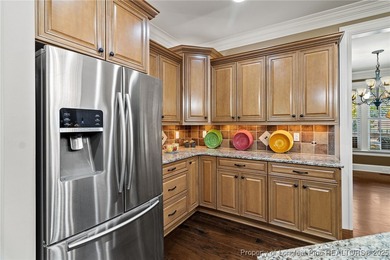 This exquisite custom-built home combines timeless Southern on Anderson Creek Golf Club in North Carolina - for sale on GolfHomes.com, golf home, golf lot