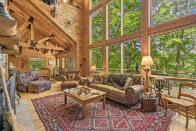 Exquisite Lakefront Log Cabin in Hideaway Hills - A Rare Find on on Hide-A-Way Hills Golf Club in Ohio - for sale on GolfHomes.com, golf home, golf lot