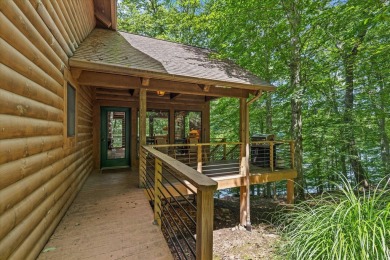 Exquisite Lakefront Log Cabin in Hideaway Hills - A Rare Find on on Hide-A-Way Hills Golf Club in Ohio - for sale on GolfHomes.com, golf home, golf lot
