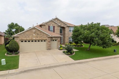 Experience the majestic two-story brick Ladera model, situated on Wildhorse Golf Club of Robson Ranch in Texas - for sale on GolfHomes.com, golf home, golf lot