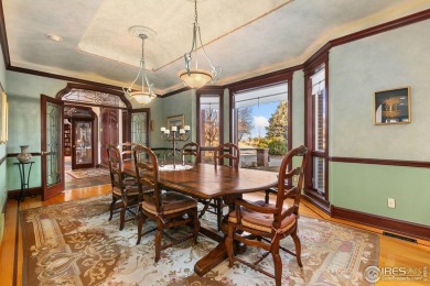 Arriving at this stunning 9,523SF luxury custom-built home on Ptarmigan Golf Course in Colorado - for sale on GolfHomes.com, golf home, golf lot