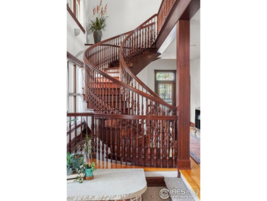 Arriving at this stunning 9,523SF luxury custom-built home on Ptarmigan Golf Course in Colorado - for sale on GolfHomes.com, golf home, golf lot