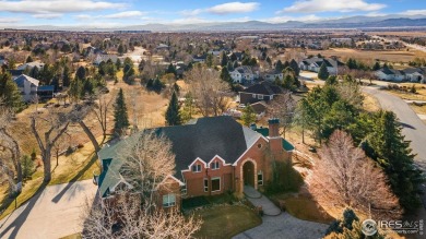 Arriving at this stunning 9,523SF luxury custom-built home on Ptarmigan Golf Course in Colorado - for sale on GolfHomes.com, golf home, golf lot