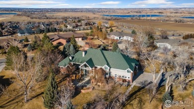 Arriving at this stunning 9,523SF luxury custom-built home on Ptarmigan Golf Course in Colorado - for sale on GolfHomes.com, golf home, golf lot