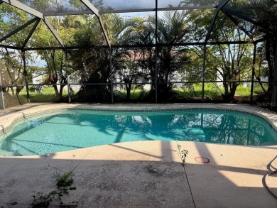 Check out this Venice East pool home located on a corner lot on Venice East Golf Club in Florida - for sale on GolfHomes.com, golf home, golf lot