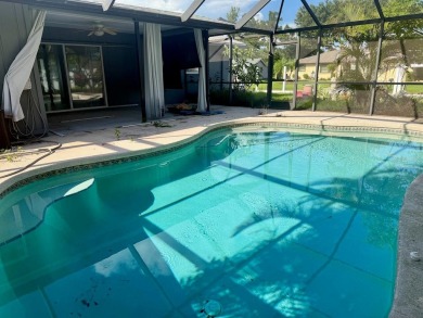 Check out this Venice East pool home located on a corner lot on Venice East Golf Club in Florida - for sale on GolfHomes.com, golf home, golf lot