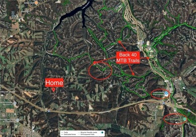 Outstanding location for stunning new Bella Vista home in on Bella Vista Country Club - Berksdale in Arkansas - for sale on GolfHomes.com, golf home, golf lot