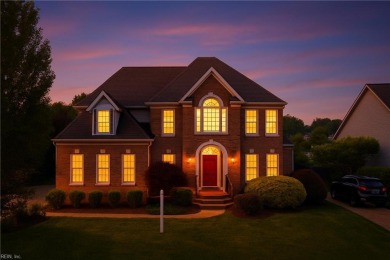 Welcome to your dream home, an all-brick w/ side load three car on Riverfront Golf Club in Virginia - for sale on GolfHomes.com, golf home, golf lot