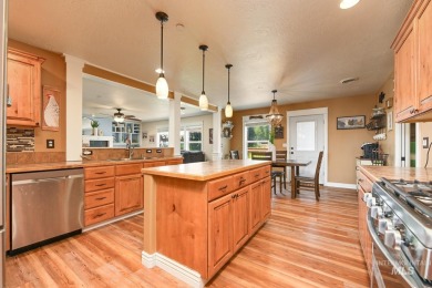 This thoughtfully updated home with a walk-out basement sits on on Purple Sage Golf Course in Idaho - for sale on GolfHomes.com, golf home, golf lot