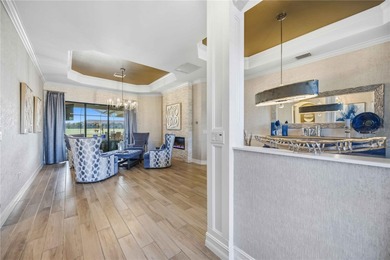 Turnkey furnished (excluding golf cart and select outdoor on Lakewood National Golf Club in Florida - for sale on GolfHomes.com, golf home, golf lot