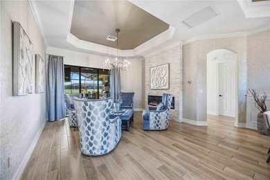 Turnkey furnished (excluding golf cart and select outdoor on Lakewood National Golf Club in Florida - for sale on GolfHomes.com, golf home, golf lot