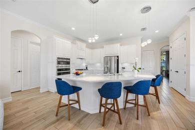 Turnkey furnished (excluding golf cart and select outdoor on Lakewood National Golf Club in Florida - for sale on GolfHomes.com, golf home, golf lot