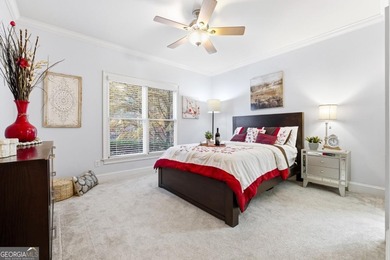 Experience luxury living at its finest with this stunning on Collins Hill Golf Club in Georgia - for sale on GolfHomes.com, golf home, golf lot