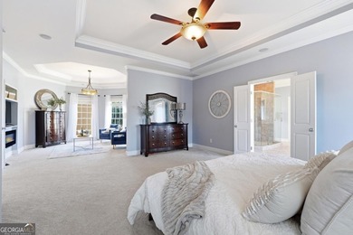 Experience luxury living at its finest with this stunning on Collins Hill Golf Club in Georgia - for sale on GolfHomes.com, golf home, golf lot