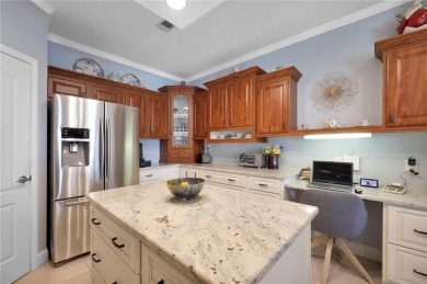 This TRIPLE-wide Palm Harbor home is situated on a spacious on Maple Leaf Golf and Country Club in Florida - for sale on GolfHomes.com, golf home, golf lot