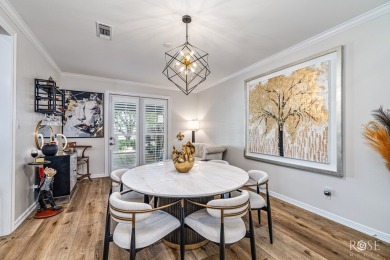 This beautifully updated, open floor plan home sits right on the on Bentwood Country Club in Texas - for sale on GolfHomes.com, golf home, golf lot
