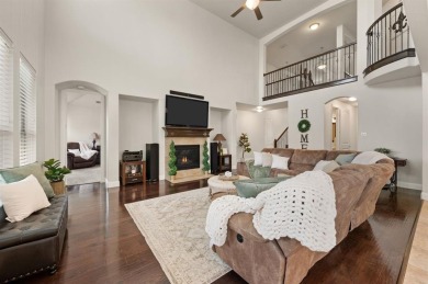 Tucked inside a quiet gated community just steps from Lake on The Tribute At the Colony in Texas - for sale on GolfHomes.com, golf home, golf lot