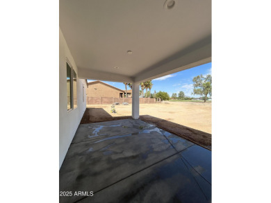 BRAND NEW HOME on a spacious lot with a large driveway, block on Arizona City Golf Club in Arizona - for sale on GolfHomes.com, golf home, golf lot