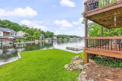 Welcome to your dream Lodge-like home nestled on a sprawling on Raintree Country Club in Missouri - for sale on GolfHomes.com, golf home, golf lot