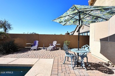 Now is the time to do some relaxing in this tranquil backyard! on Southern Ridge Golf Club in Arizona - for sale on GolfHomes.com, golf home, golf lot