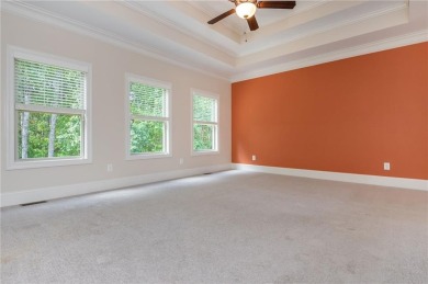 Peaceful living meets modern comfort in this stunning Canton on The Fairways at Laurel Canyon in Georgia - for sale on GolfHomes.com, golf home, golf lot