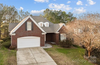 Beautiful all-brick, 3-level home located on the 13th tee of the on Waterford Golf Club in South Carolina - for sale on GolfHomes.com, golf home, golf lot