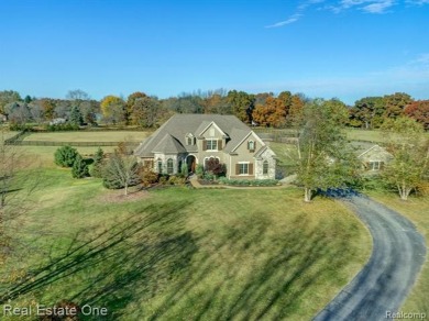 Nestled at end of a cul-de-sac this Spectacular-Built Home is on Prestwick Village Golf Club in Michigan - for sale on GolfHomes.com, golf home, golf lot