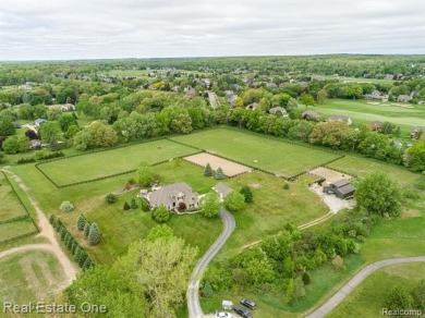 Nestled at end of a cul-de-sac this Spectacular-Built Home is on Prestwick Village Golf Club in Michigan - for sale on GolfHomes.com, golf home, golf lot